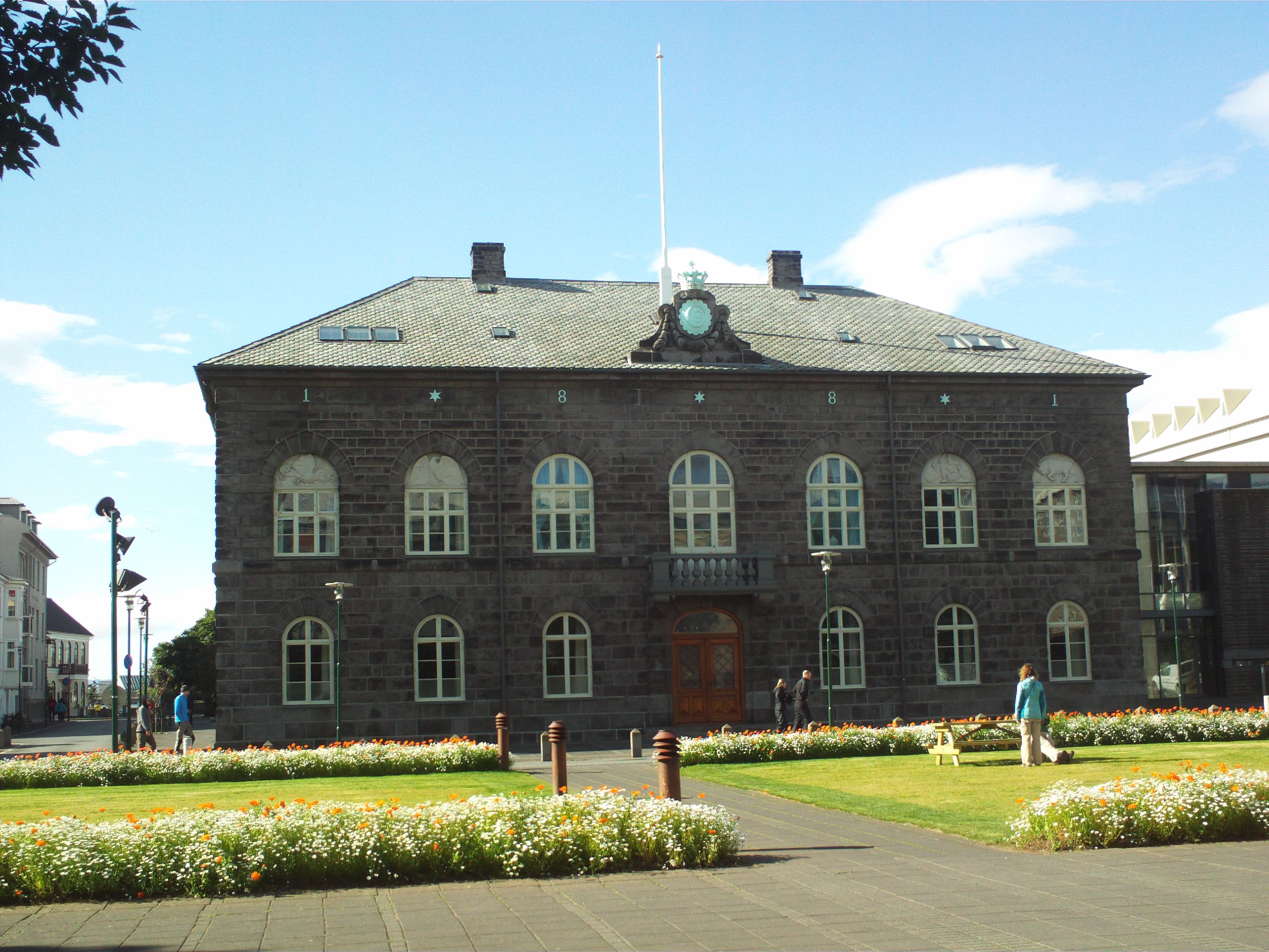 L'Althingi, il Parlamento islandese a Reykjavik