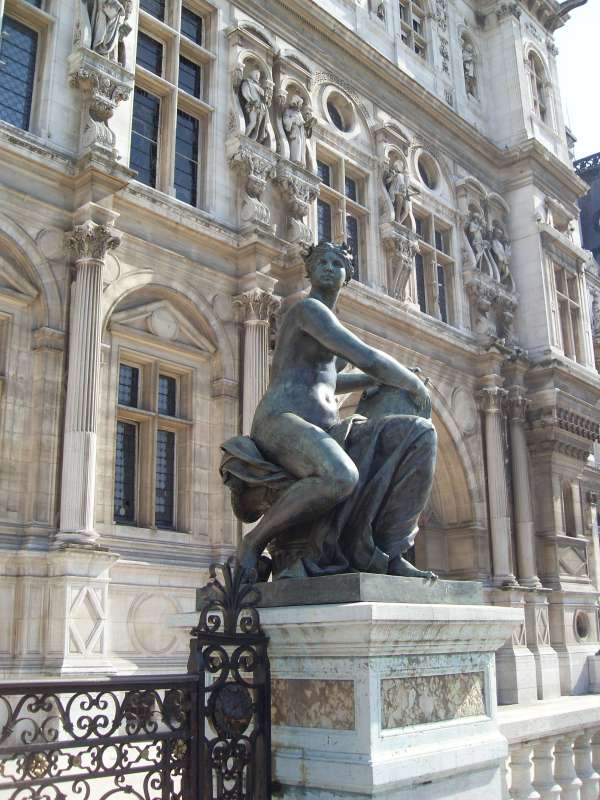 L'Hôtel de Ville di Parigi, sede del Comune che gestisce l'app DansMaRue